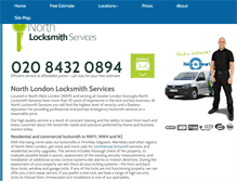 Tablet Screenshot of northlondonlocksmiths.com